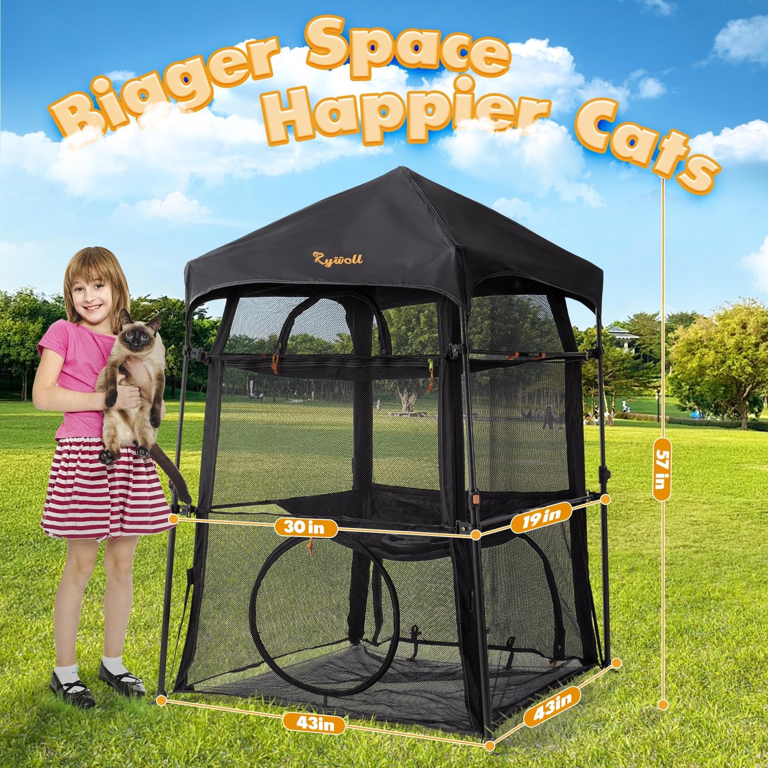 Rywell Pop-Up Cat Enclosure: image 8